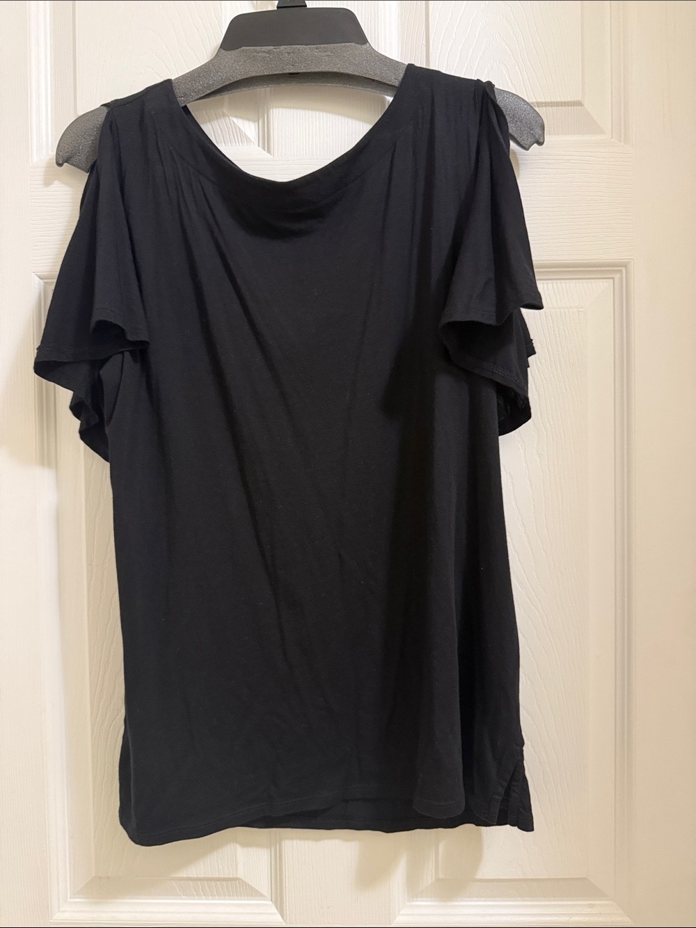 Loft Women's Black Short Sleeve Top